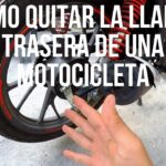 Cómo quitar llanta trasera moto - Guía paso a paso